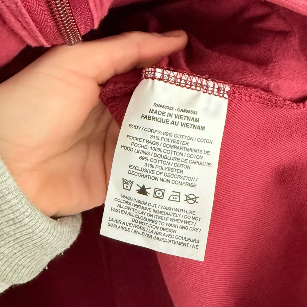 Nike Sportswear Tech Fleece Windrunner women's full-zip hoodie in maroon/red